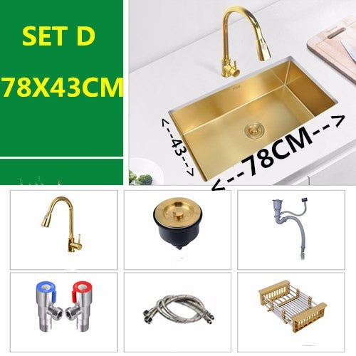 Stainless Steel Undermount Kitchen Sink