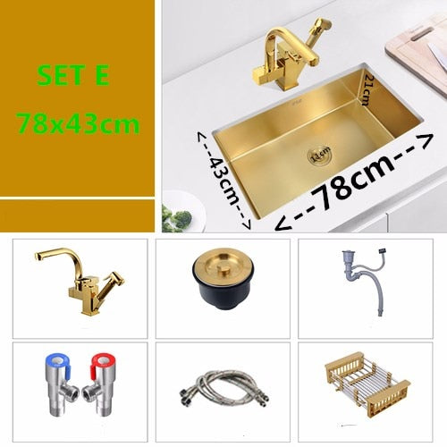 Stainless Steel Undermount Kitchen Sink