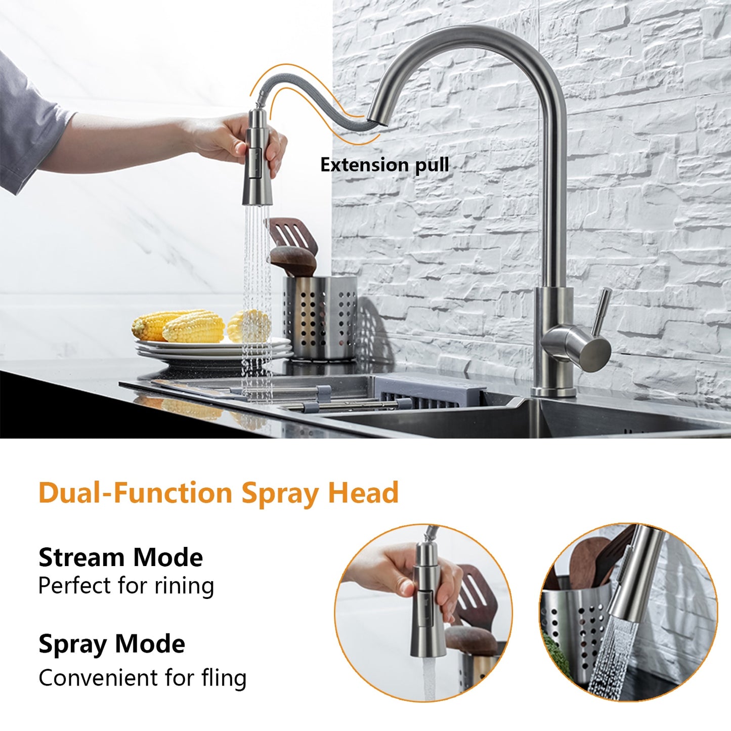 Kitchen Faucet Touch Control Sink Tap