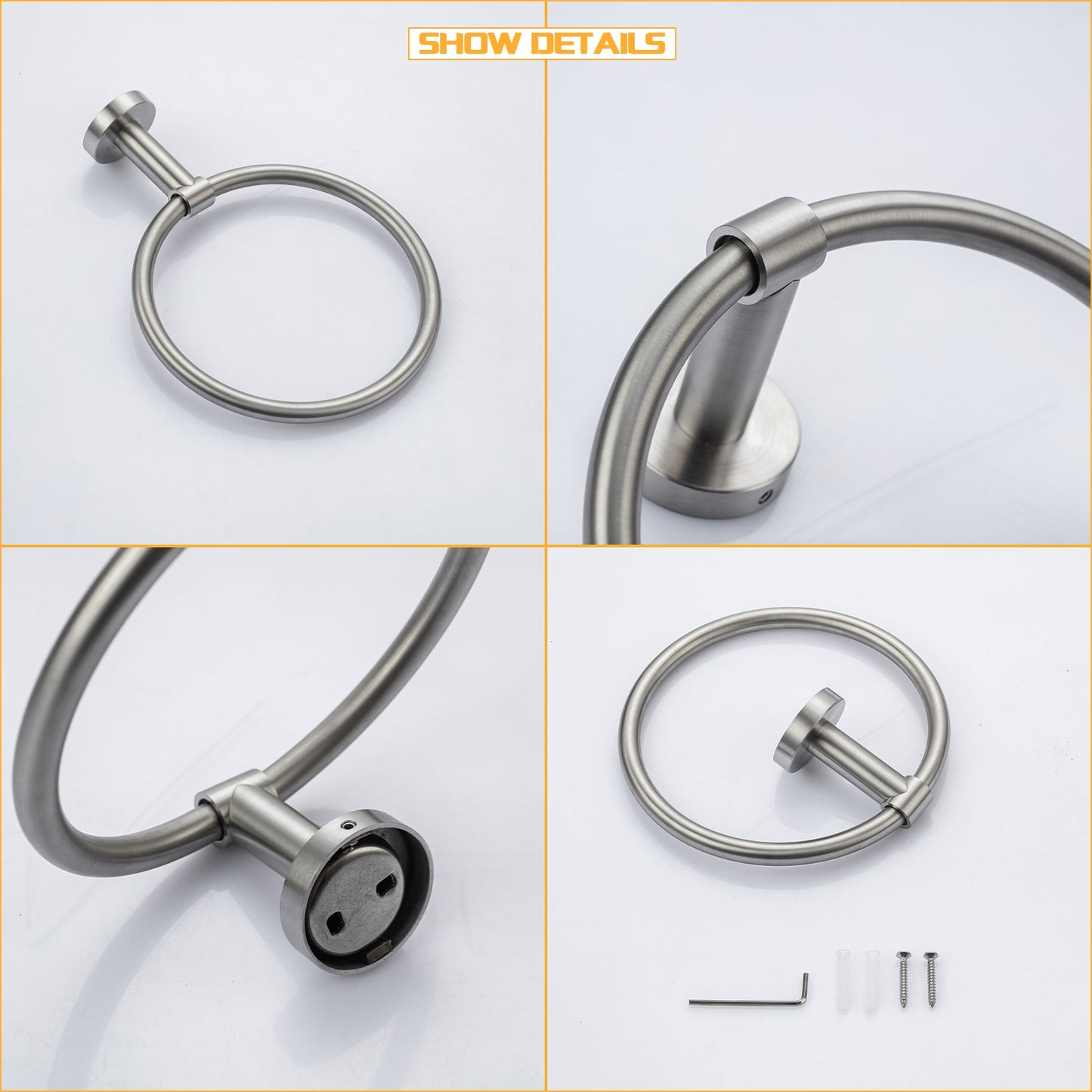 Towel Ring Available In 3 Colors