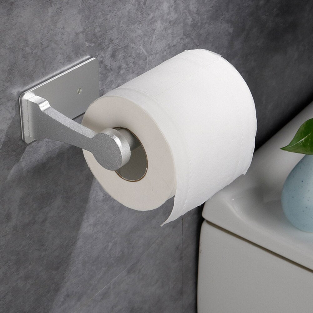 No Drilling Wall Mounted Toilet Paper Holder