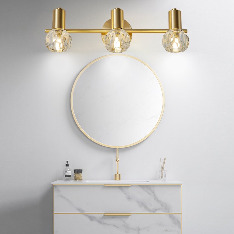Modern Copper Vanity Lamp Bathroom