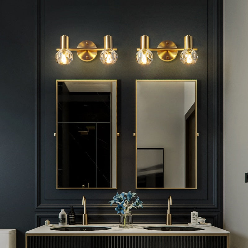 Modern Copper Vanity Lamp Bathroom
