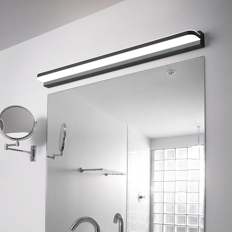Black LED Wall Mounted Bathroom Light