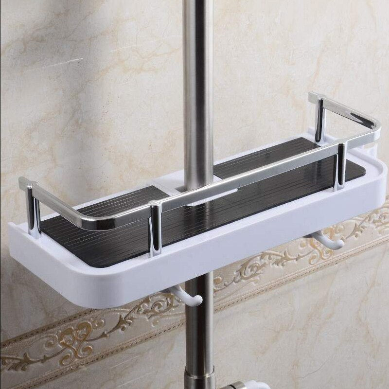 Rod Attachable Soap Holder Storage Rack