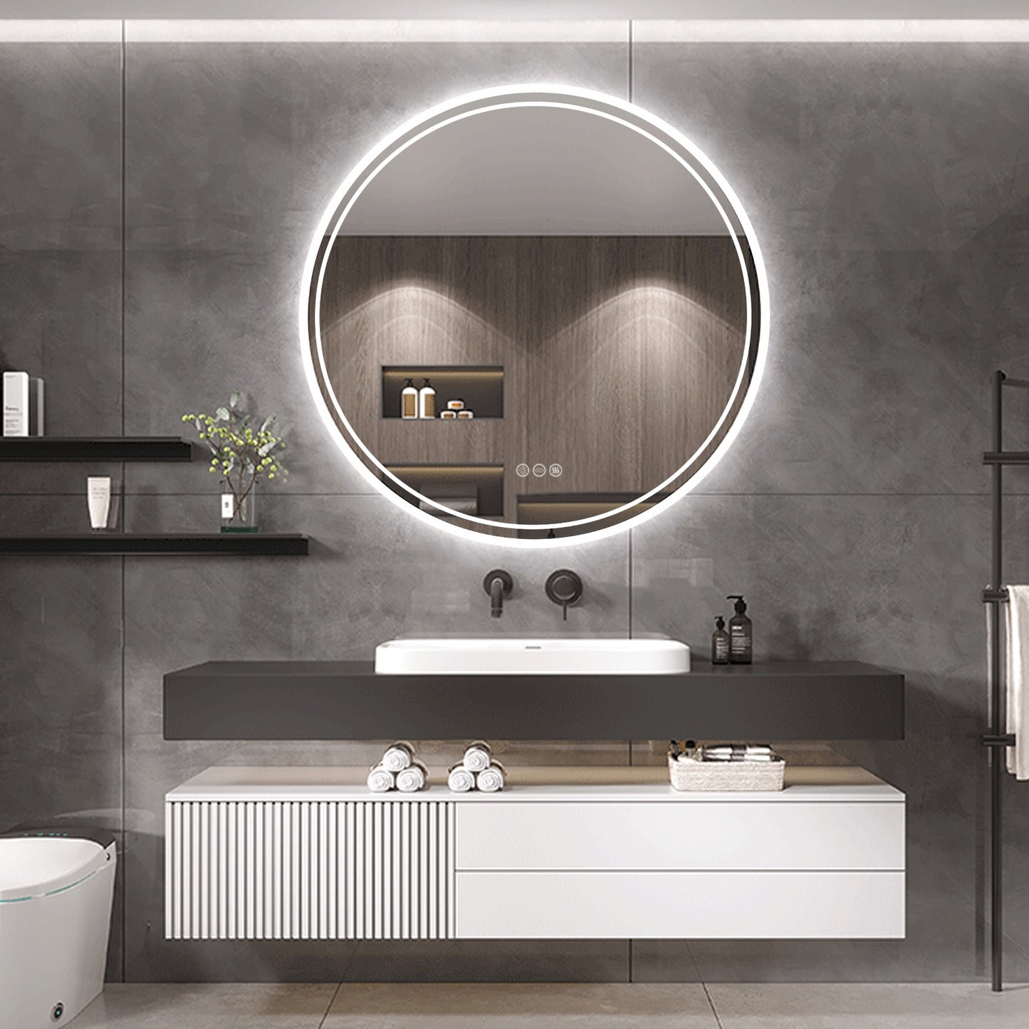 Backlit Illuminated Bathroom Mirrors