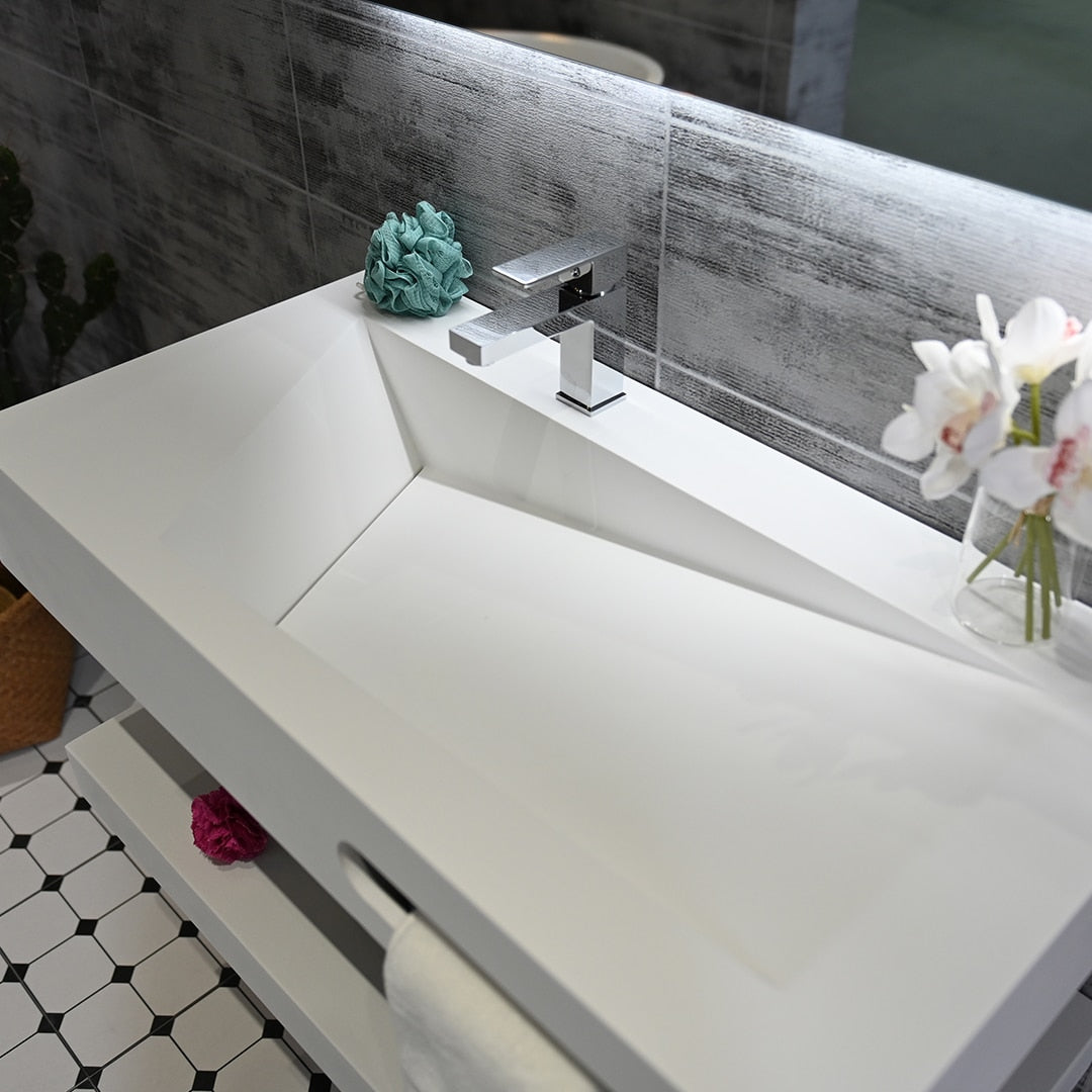 Simple Modern Style Double Layer Design Wash Basin