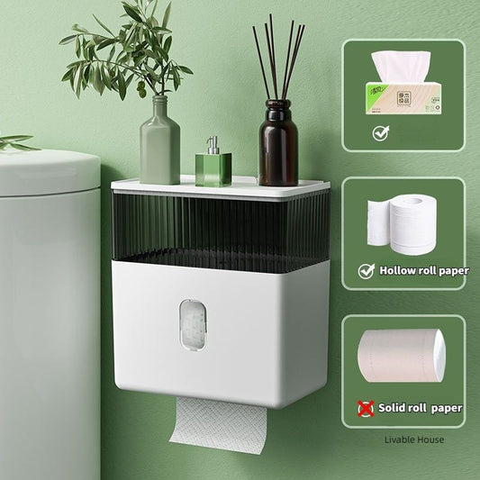 Wall Mount Waterproof Toilet Tissue Holder