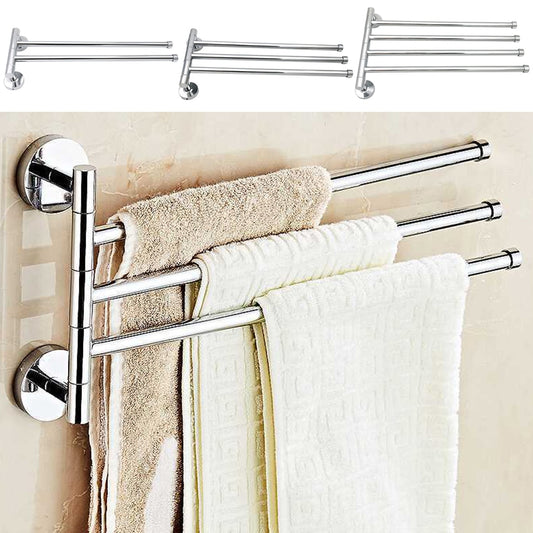 Wall-mounted Stainless Steel Rotating Towel Rack