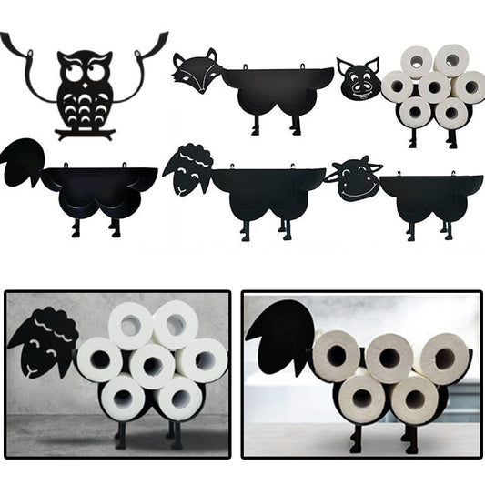 Metal Iron Decorative Toilet Paper Rack