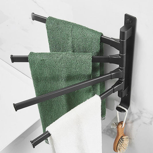 Wall-mounted Bathroom Shelf Storage Towel Rack